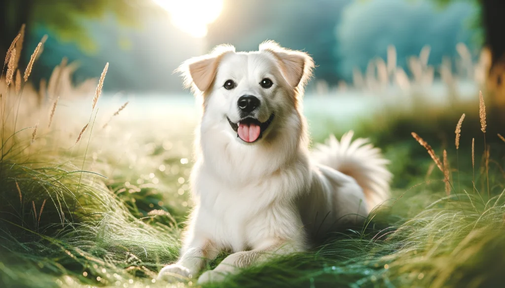 白い 犬 雑種