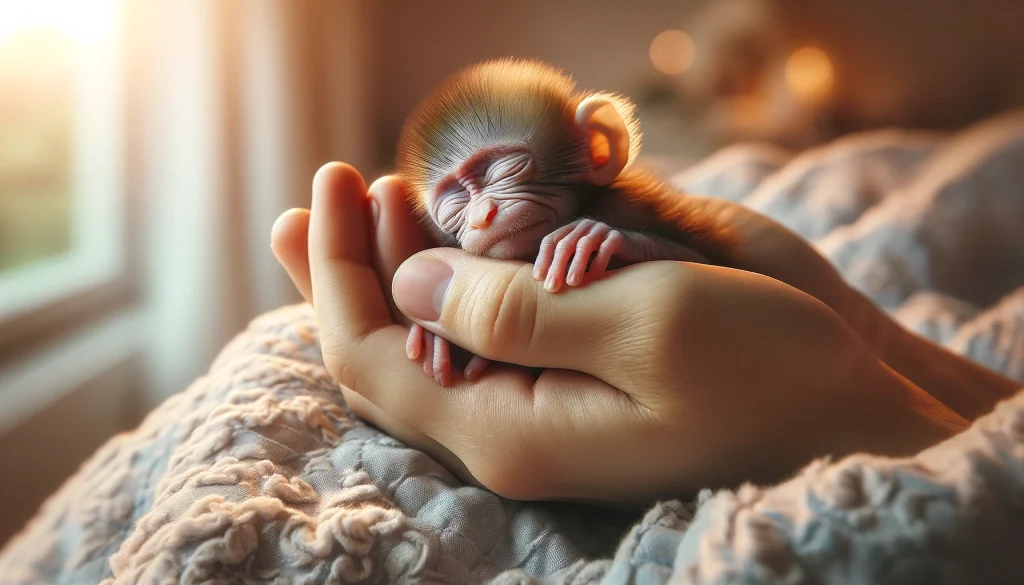 赤ちゃん猿をペットとして飼うことはできる？