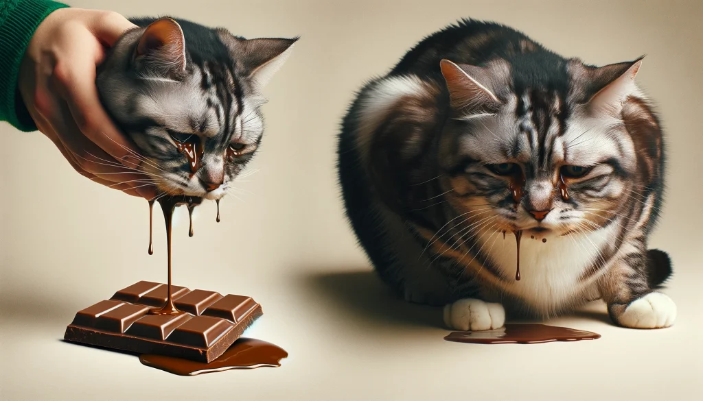 猫がチョコを食べた時の中毒症状は？