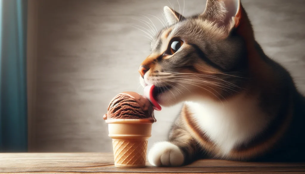 猫がチョコアイスを舐めたけど大丈夫？