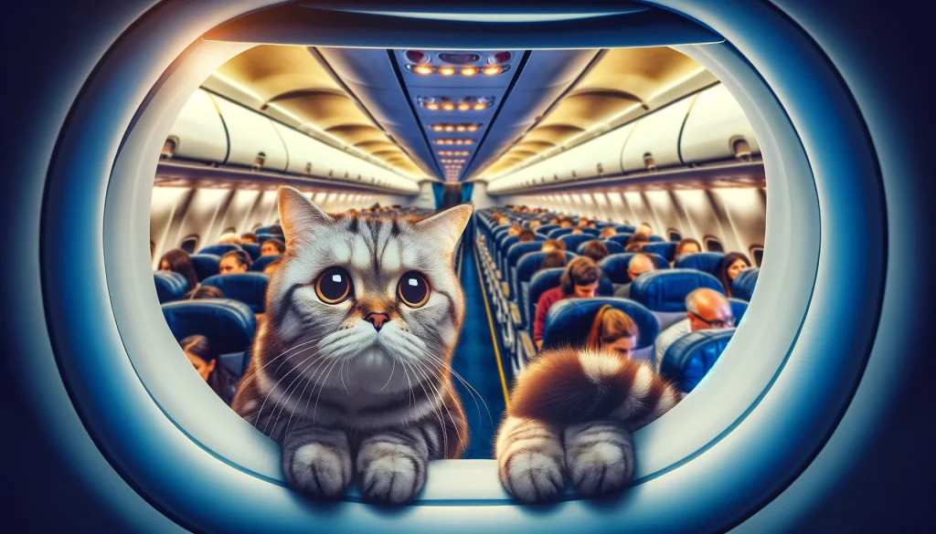 猫にとって飛行機はストレス？