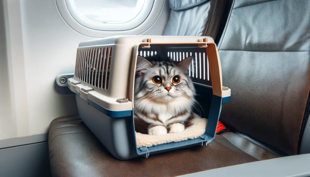 飛行機に乗れない猫は？