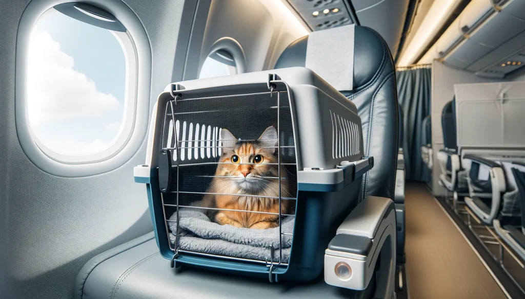 猫を飛行機内に持ち込むことはできる？