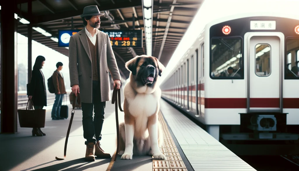 大型犬は電車に乗れる？