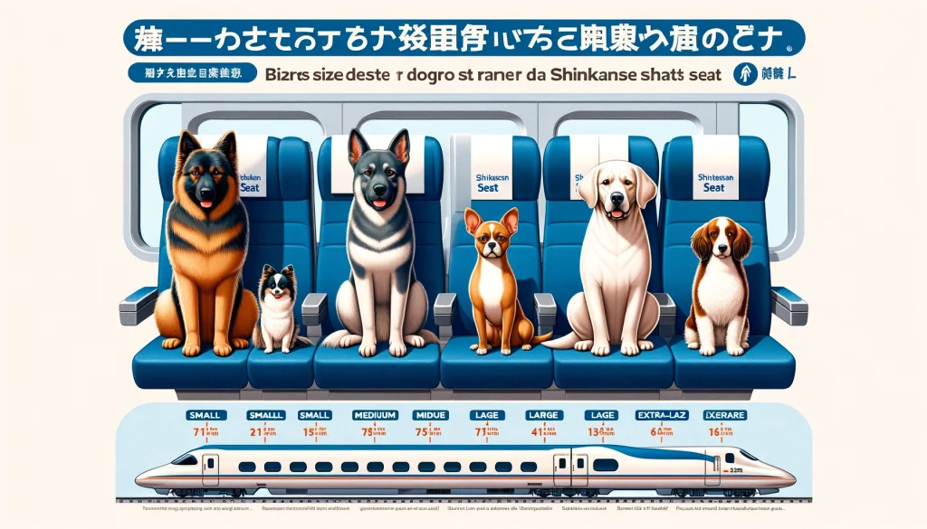 新幹線に乗れる犬のサイズは？
