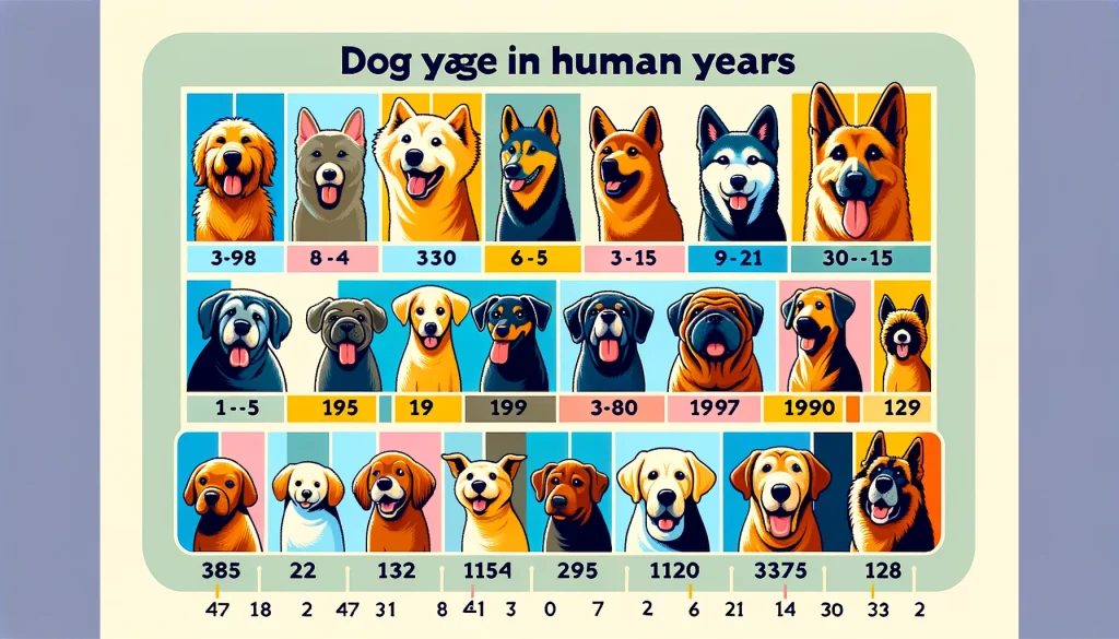 犬の年齢と人間の年齢の換算方法